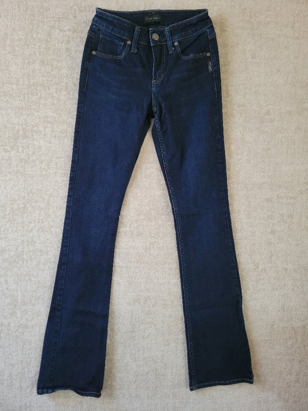 Silver Jeans Co. Avery Slim Boot Jeans Mid Rise 25 Womens Blue Stretch Casual